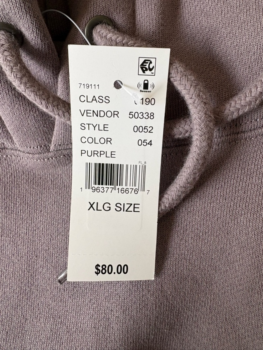 Men's Pacsun Pullover Hoodie with Embroidered Design - Picture 4 of 4